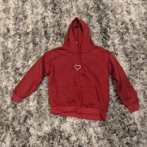 Red hoodie